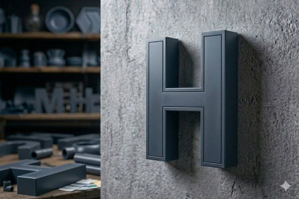 Lettres découpées