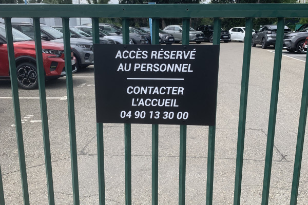 Signalisation parking 