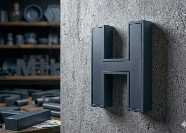 Lettres découpées